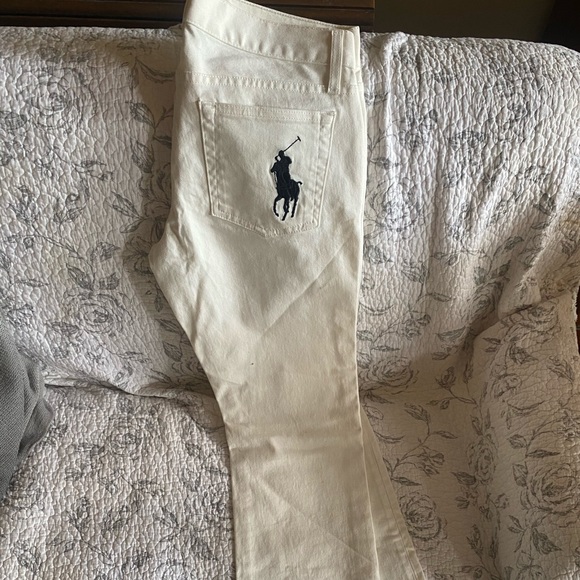 Ralph Lauren white flare jeans black label 867 - Picture 4 of 8